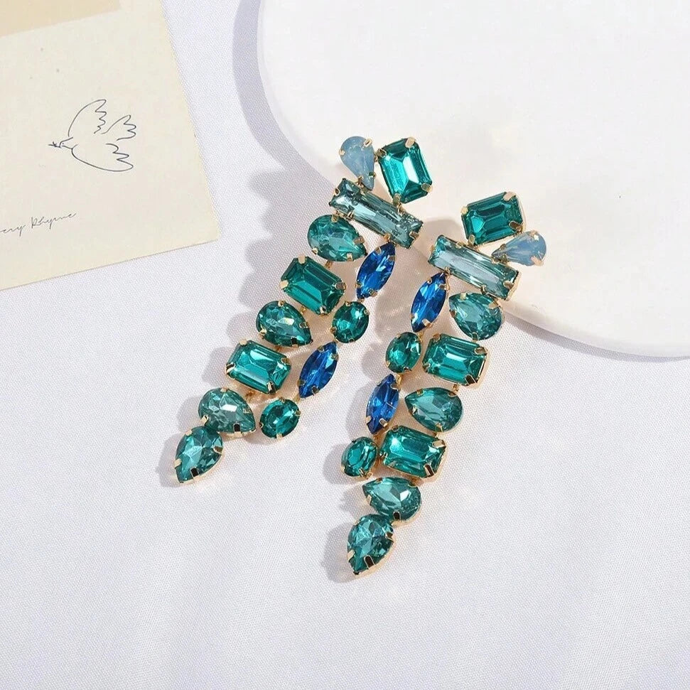 Irregular Luxurious Earrings-Emberil