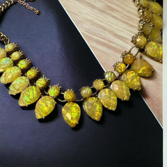 Green Opal Necklace- Emberil