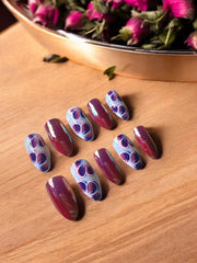 Pink Bloosom Nails Set