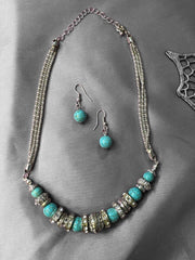 Boohoo Blue Stone Set