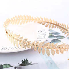 Golden Roman Leaf Crown