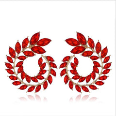 Luxury Rhinestone Statement Studs - Emberil