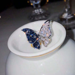 Sky Blossom Butterfly Ring (Adjustable)-Emberil