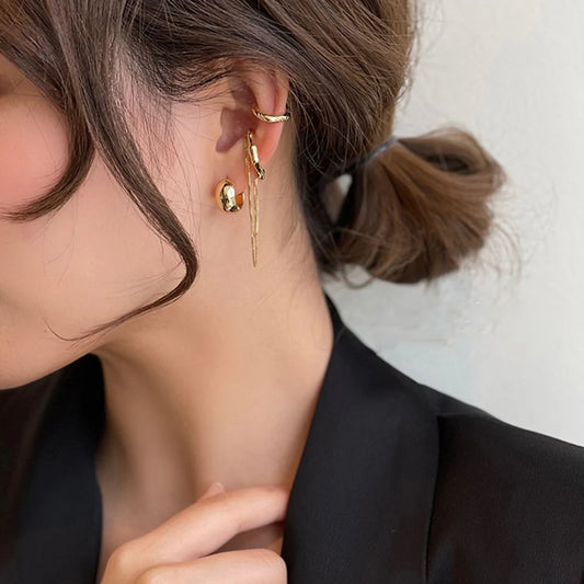 Trendy Ear-Cuff Set-Emberil