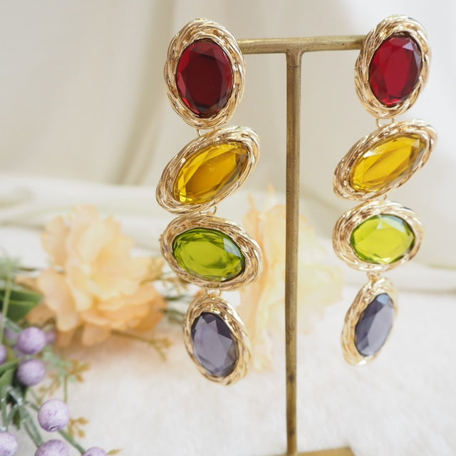 Multi Statement Earrings-Emberil