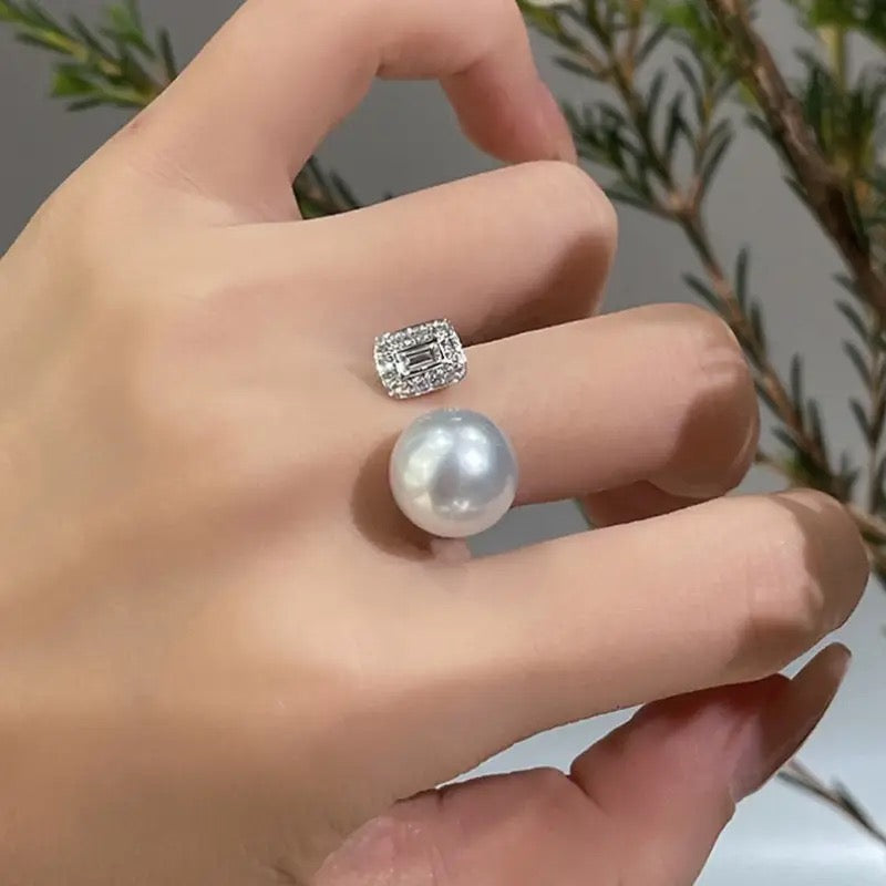 Pearl Elegance Sterling Ring