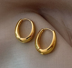 Chunky Golden Earrings