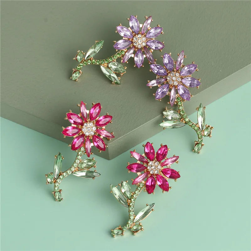 Blossom Flower Earrings-Emberil