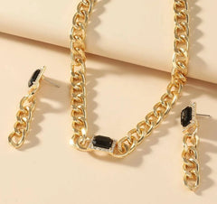 Trendy Bold Chain Set-Emberil