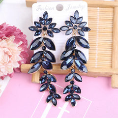 Leaf Long Earrings-Emberil