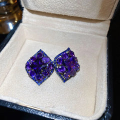 Purple Dazzle Earrings