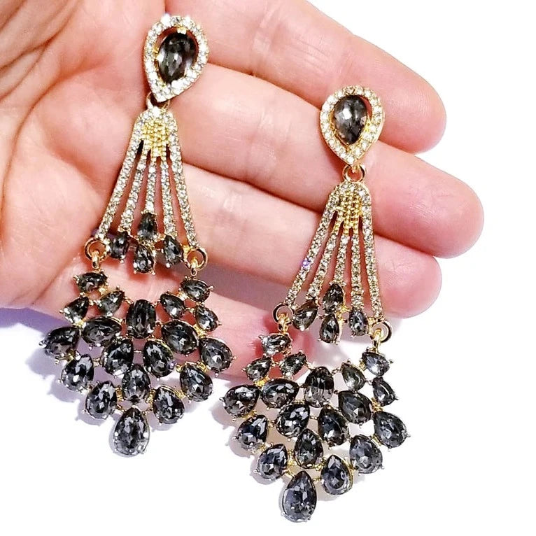 Luxury Water Drop Earrings-Emberil