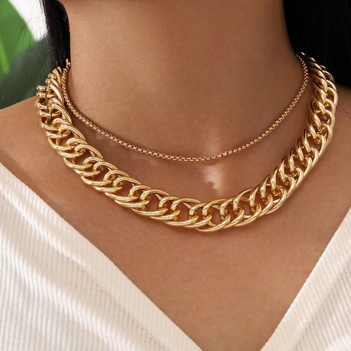 Double Layer Thick Chain - Emberil