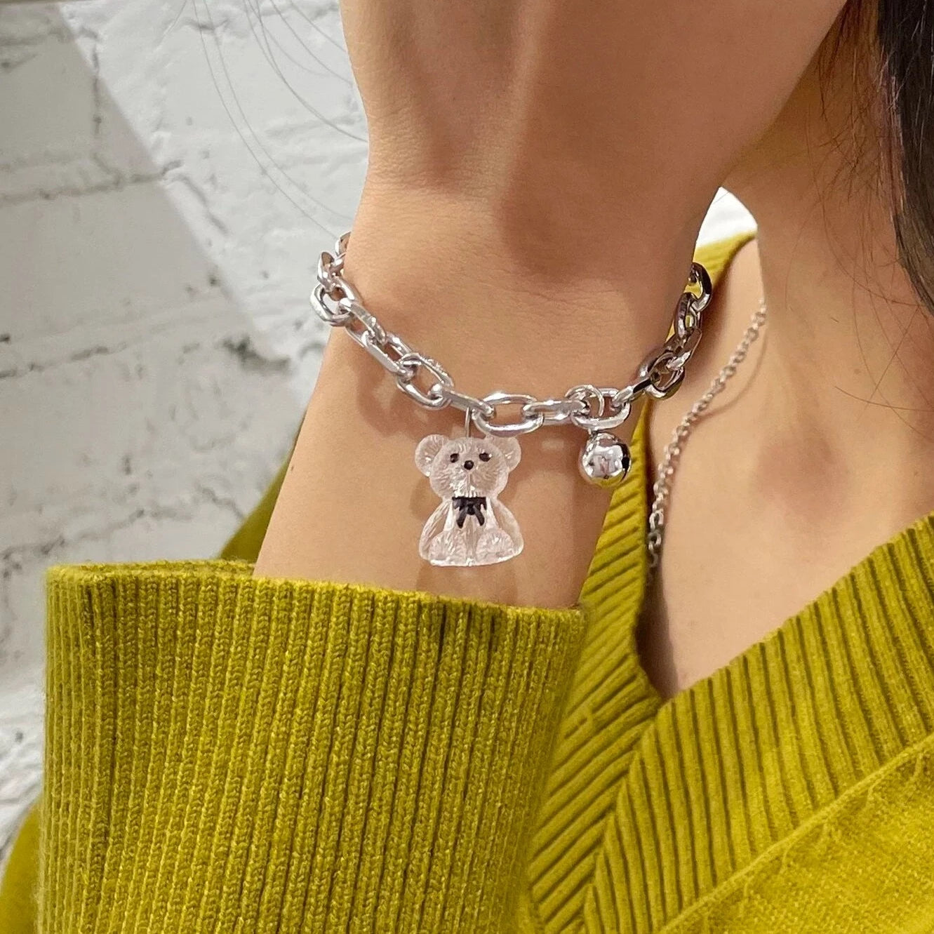 Cute Bear Chain Bracelet - Emberil