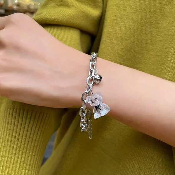 Cute Bear Chain Bracelet - Emberil