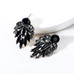 Luxury Bohemian Stylish Floral Leaf Blooming Stud Earrings