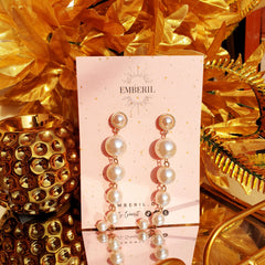 Elegant Pearl Drop Earrings