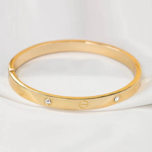 Gold Love Bracelet - Emberil