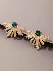 Emerald Peacock Earrings - Emberil