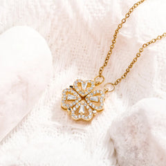 *Viral TikTok* Clover Leaf Eternal Love Heart Necklace - Emberil