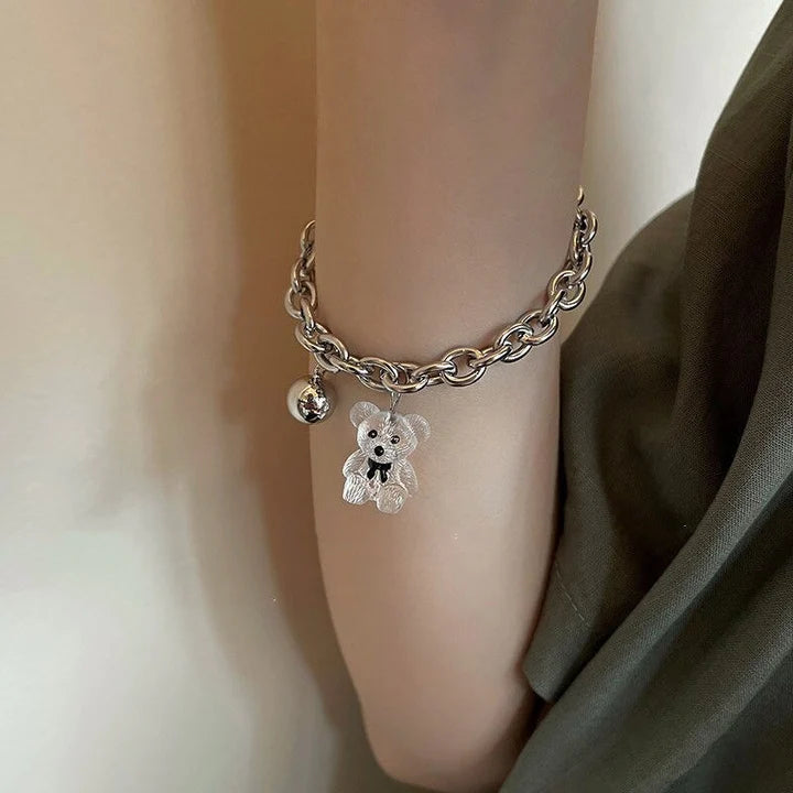 Cute Bear Chain Bracelet - Emberil