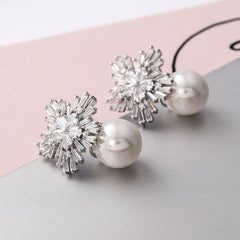 Snowflake - S925 Zircon Earrings - Emberil