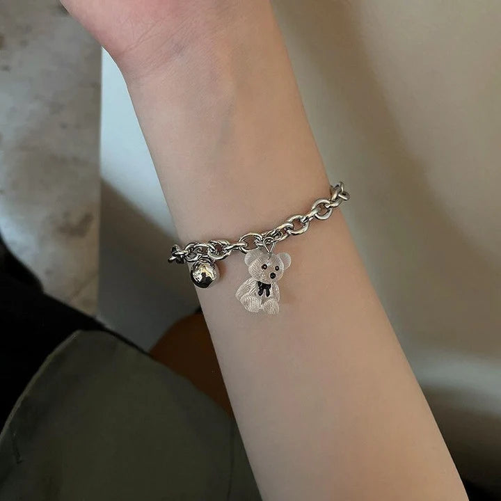 Cute Bear Chain Bracelet - Emberil