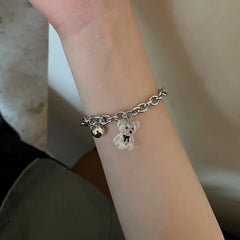 Cute Bear Chain Bracelet - Emberil