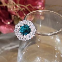 Ocean Blue S925 Ring - Emberil