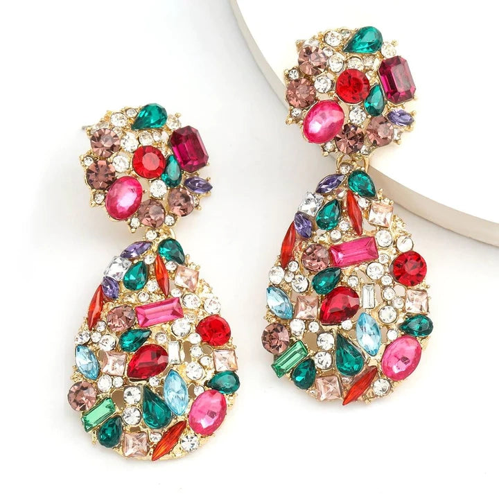 Luxury Drop Of Shine Multi Earrings - Emberil