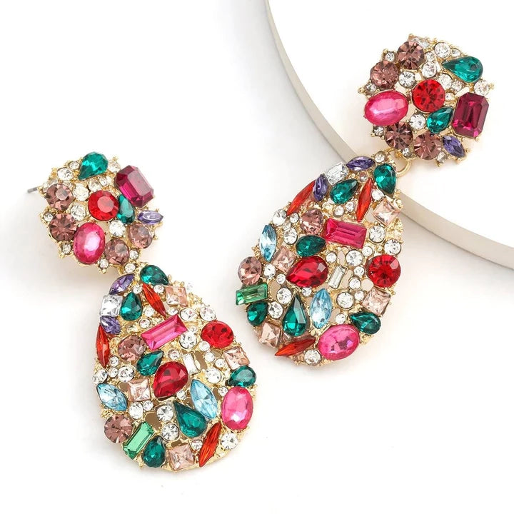 Luxury Drop Of Shine Multi Earrings - Emberil