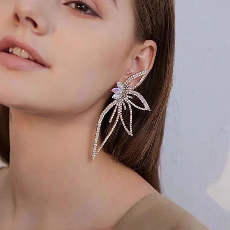 Floral Statement Earrings - Emberil