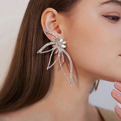 Floral Statement Earrings - Emberil