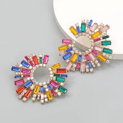 Luxury Rhinestone Statement Earrings