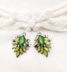 Geometric Bohemia Color Acrylic Crystal Earrings