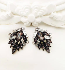 Geometric Bohemia Color Acrylic Crystal Earrings