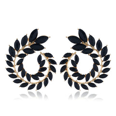 Luxury Rhinestone Statement Studs - Emberil