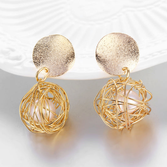 Golden Anomaly Earrings - Emberil