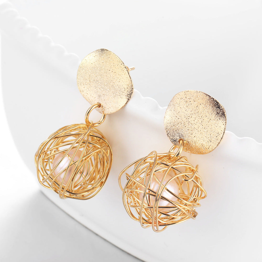 Golden Anomaly Earrings - Emberil