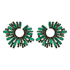 Luxury Rhinestone Statement Earrings - Emberil