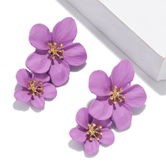 Flower Drop Earrings - Emberil