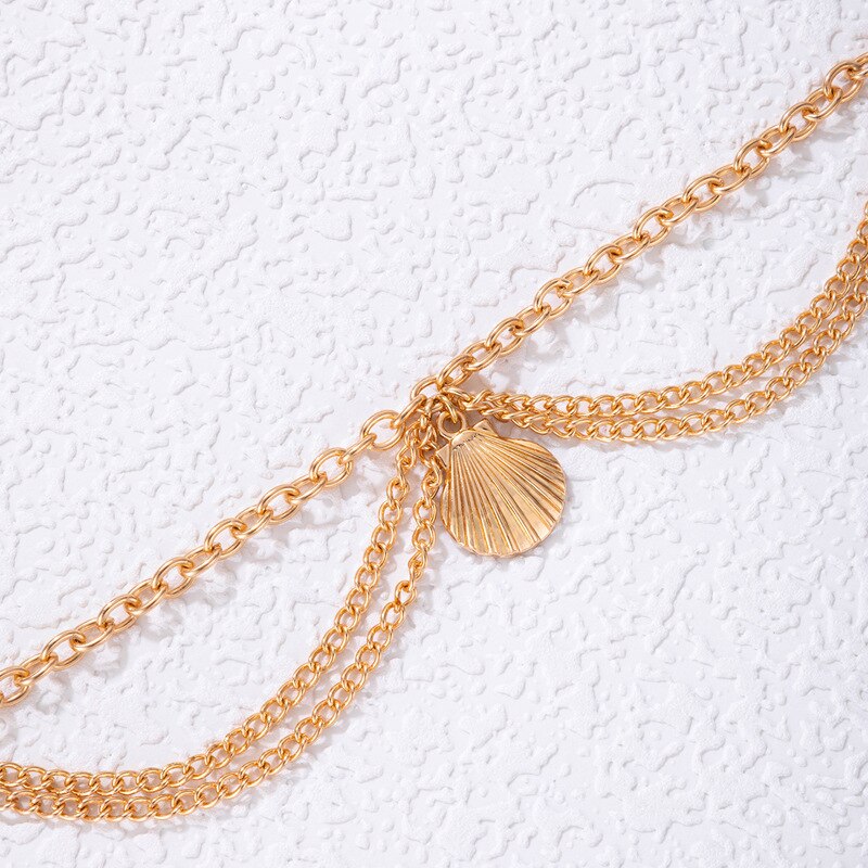 Shell Chain Anklet - Emberil