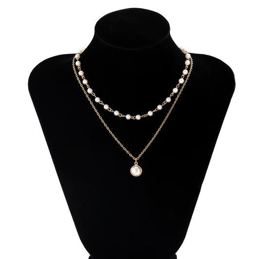 Double Layer Pearl Chain - Emberil