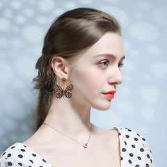 Luxury Butterfly Earrings - Emberil