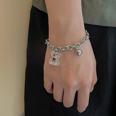 Cute Bear Chain Bracelet - Emberil