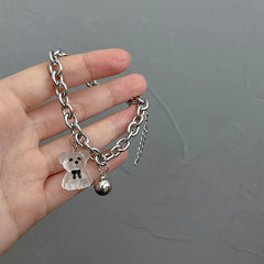 Cute Bear Chain Bracelet - Emberil