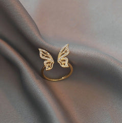 Butterfly Openable Ring