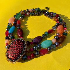 Semi-Precious Stones Necklace - Emberil