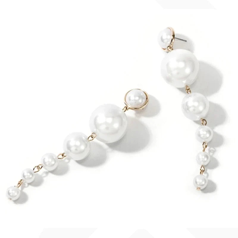 Elegant Pearl Drop Earrings - Emberil