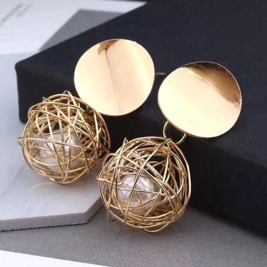 Golden Anomaly Earrings - Emberil